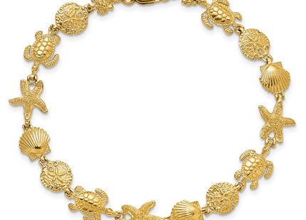 14k Yellow Gold Bracelets Style FB1828 - Classique Jewelry Inc.