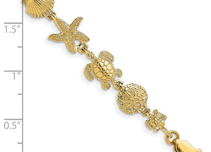 14k Yellow Gold Bracelets Style FB1828 - Classique Jewelry Inc.