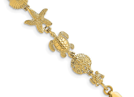14k Yellow Gold Bracelets Style FB1828 - Classique Jewelry Inc.