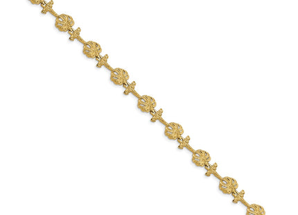 14k Yellow Gold Bracelets Style FB1830 - Classique Jewelry Inc.