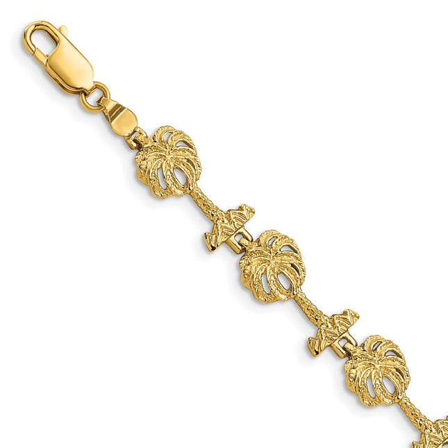 14k Yellow Gold Bracelets Style FB1830 - Classique Jewelry Inc.