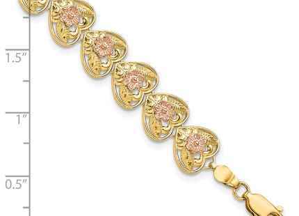 14k Two-tone Bracelets Style FB1850 - Classique Jewelry Inc.