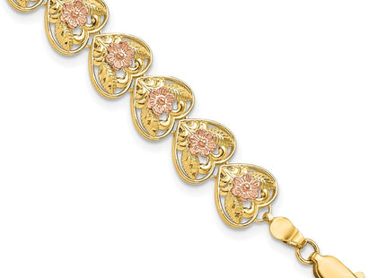 14k Two-tone Bracelets Style FB1850 - Classique Jewelry Inc.