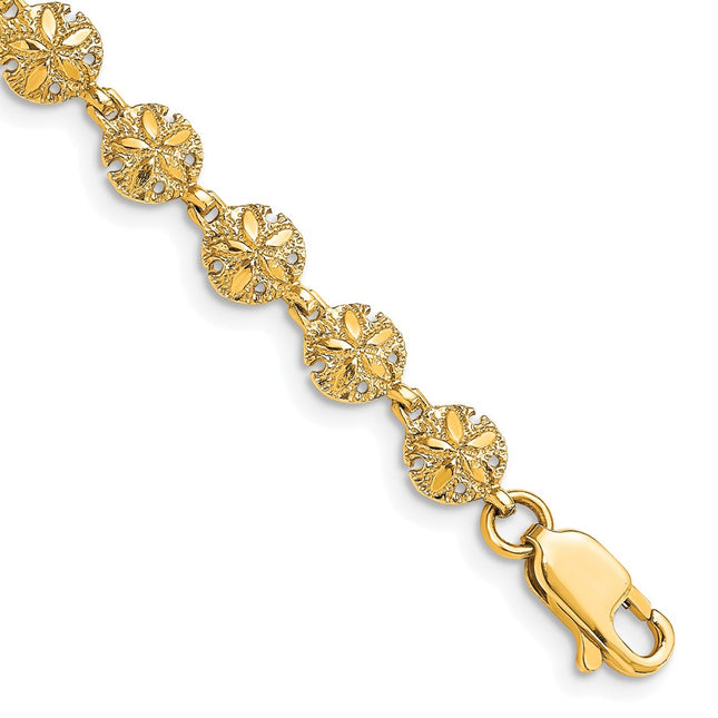 14k Yellow Gold Bracelets Style FB1866 - Classique Jewelry Inc.