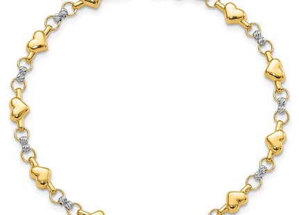 14k Two-tone Bracelets Style FB1871 - Classique Jewelry Inc.