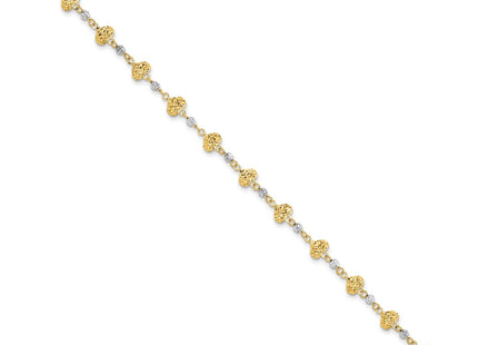 14k Two-tone Bracelets Style FB1872 - Classique Jewelry Inc.