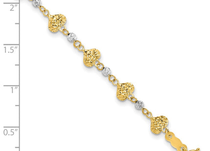 14k Two-tone Bracelets Style FB1872 - Classique Jewelry Inc.