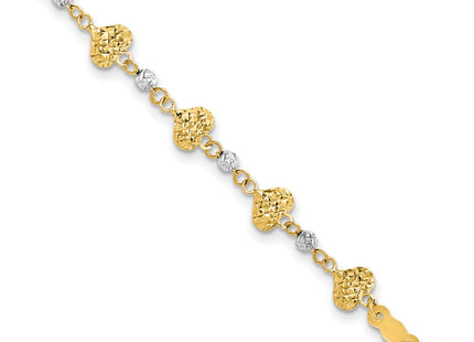 14k Two-tone Bracelets Style FB1872 - Classique Jewelry Inc.
