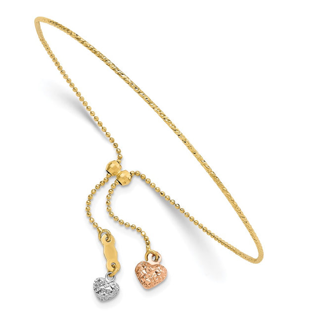 14k Tri-Color Bracelets Style FB1873 - Classique Jewelry Inc.