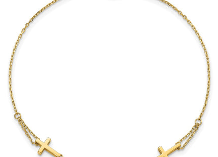 14k Yellow Gold Bracelets Style FB1875 - Classique Jewelry Inc.