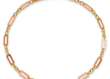14k Two-tone Bracelets Style FB1885Y - Classique Jewelry Inc.