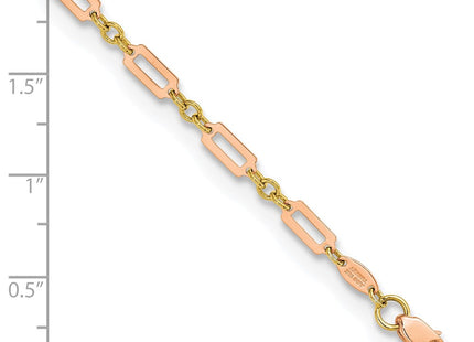 14k Two-tone Bracelets Style FB1885Y - Classique Jewelry Inc.