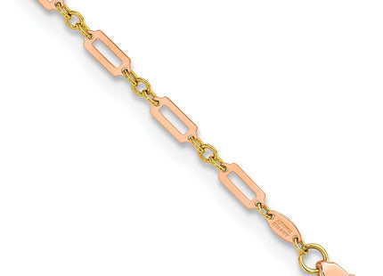 14k Two-tone Bracelets Style FB1885Y - Classique Jewelry Inc.