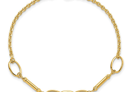14k Yellow Gold Bracelets Style FB1887 - Classique Jewelry Inc.
