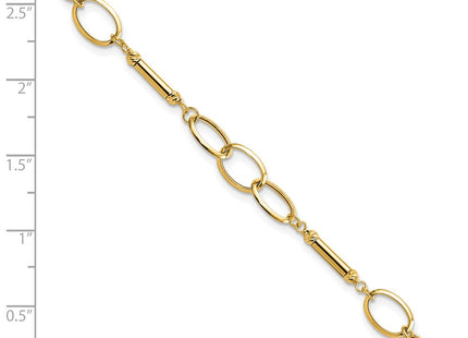 14k Yellow Gold Bracelets Style FB1887 - Classique Jewelry Inc.