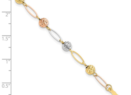 14k Tri-Color Bracelets Style FB1892 - Classique Jewelry Inc.