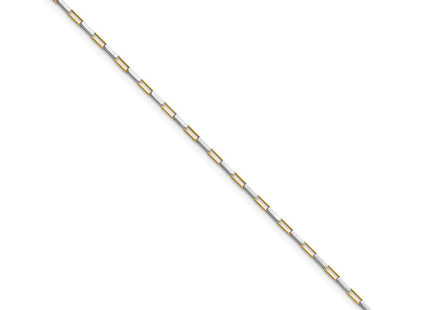 14k Two-tone Bracelets Style FB1901Y - Classique Jewelry Inc.
