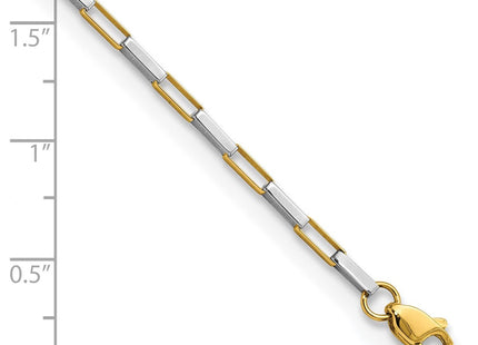 14k Two-tone Bracelets Style FB1901Y - Classique Jewelry Inc.