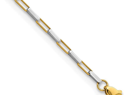 14k Two-tone Bracelets Style FB1901Y - Classique Jewelry Inc.