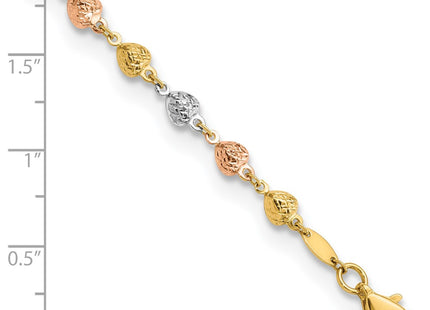 14k Tri-Color Bracelets Style FB1903 - Classique Jewelry Inc.