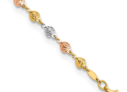 14k Tri-Color Bracelets Style FB1903 - Classique Jewelry Inc.