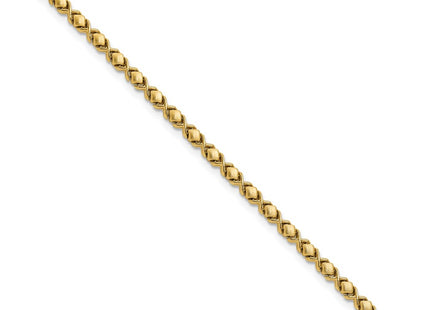 14k Yellow Gold Bracelets Style FB1909 - Classique Jewelry Inc.