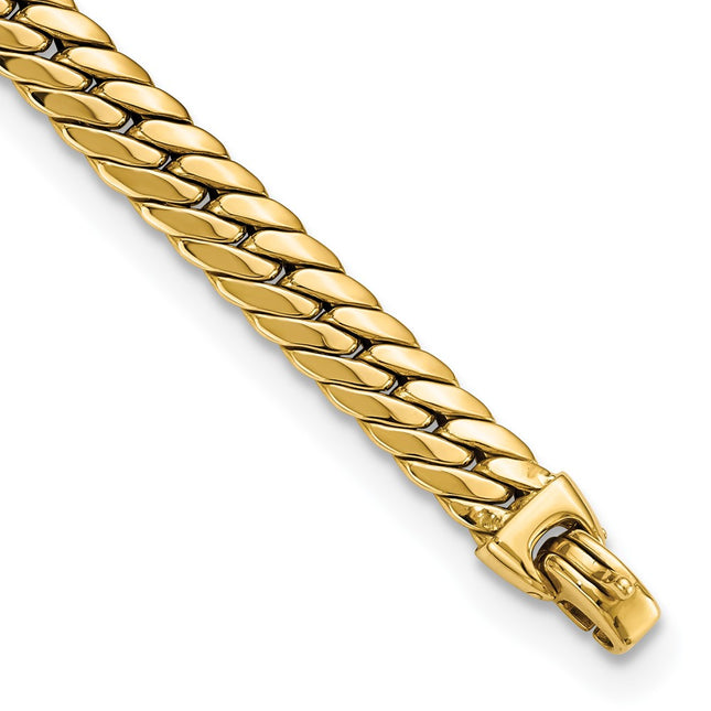 14k Yellow Gold Chain Bracelets Style FB1928 - Classique Jewelry Inc.