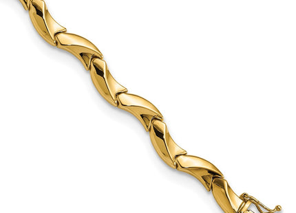 14k Yellow Gold Bracelets Style FB1929 - Classique Jewelry Inc.