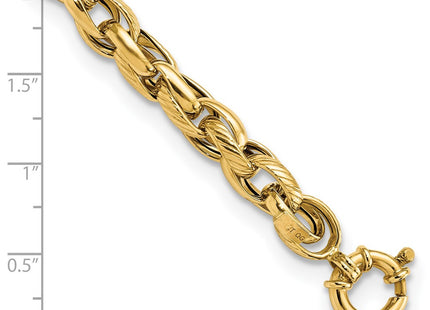 14k Yellow Gold Bracelets Style FB1943 - Classique Jewelry Inc.
