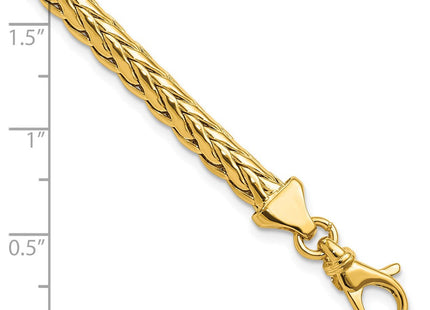 14K Polished Fancy Braided Link 7. Bracelet (Style FB1966-7.5)