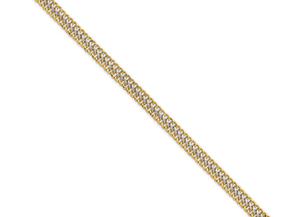 14k Yellow & Rhodium Bracelets Style FB1968 - Classique Jewelry Inc.