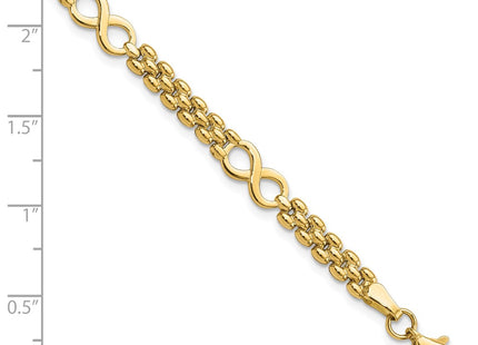 14k Yellow Gold Bracelets Style FB1973 - Classique Jewelry Inc.