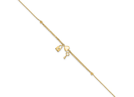 14k Yellow Gold Bracelets Style FB1979 - Classique Jewelry Inc.