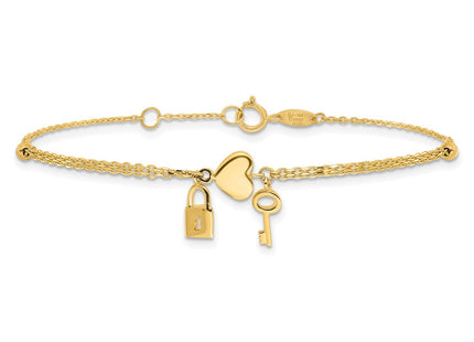 14k Yellow Gold Bracelets Style FB1979 - Classique Jewelry Inc.