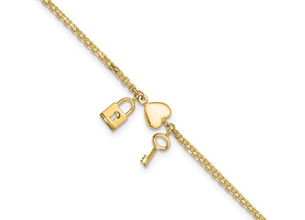 14k Yellow Gold Bracelets Style FB1979 - Classique Jewelry Inc.