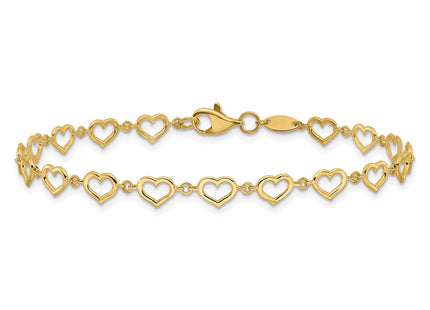 14k Yellow Gold Bracelets Style FB1980 - Classique Jewelry Inc.