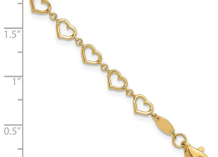 14k Yellow Gold Bracelets Style FB1980 - Classique Jewelry Inc.