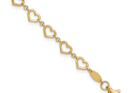 14k Yellow Gold Bracelets Style FB1980 - Classique Jewelry Inc.