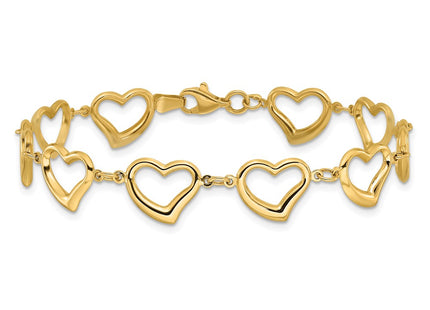 14k Yellow Gold Bracelets Style FB1981 - Classique Jewelry Inc.