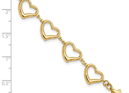 14k Yellow Gold Bracelets Style FB1981 - Classique Jewelry Inc.