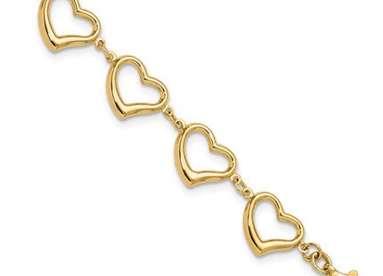 14k Yellow Gold Bracelets Style FB1981 - Classique Jewelry Inc.