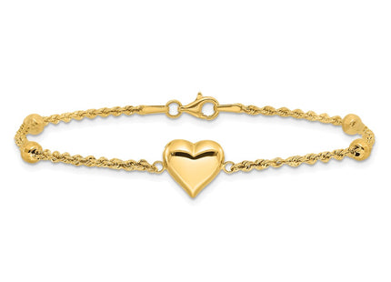 14k Yellow Gold Bracelets Style FB1982 - Classique Jewelry Inc.