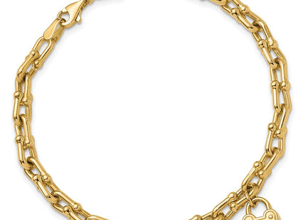 14k Yellow Gold Bracelets Style FB1985 - Classique Jewelry Inc.