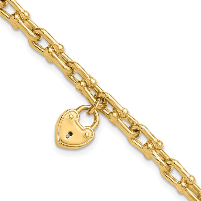 14k Yellow Gold Bracelets Style FB1985 - Classique Jewelry Inc.