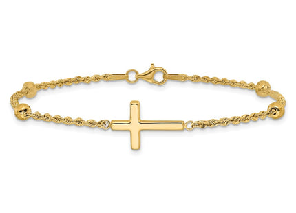 14k Yellow Gold Bracelets Style FB1989 - Classique Jewelry Inc.