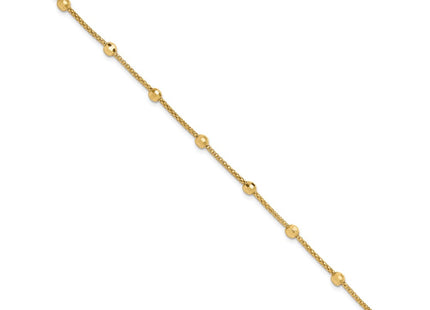 14k Yellow Gold Chain Bracelets Style FB1993 - Classique Jewelry Inc.
