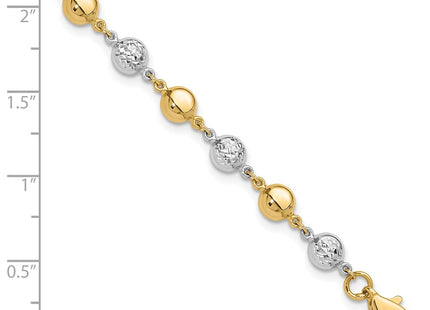 14k Two-tone Bracelets Style FB1994 - Classique Jewelry Inc.