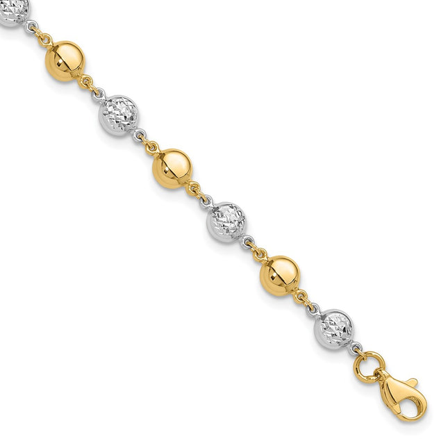 14k Two-tone Bracelets Style FB1994 - Classique Jewelry Inc.