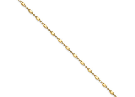 14K gold bracelet, alternate view