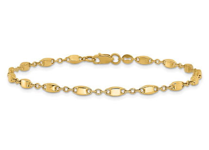14K gold bracelet, another view